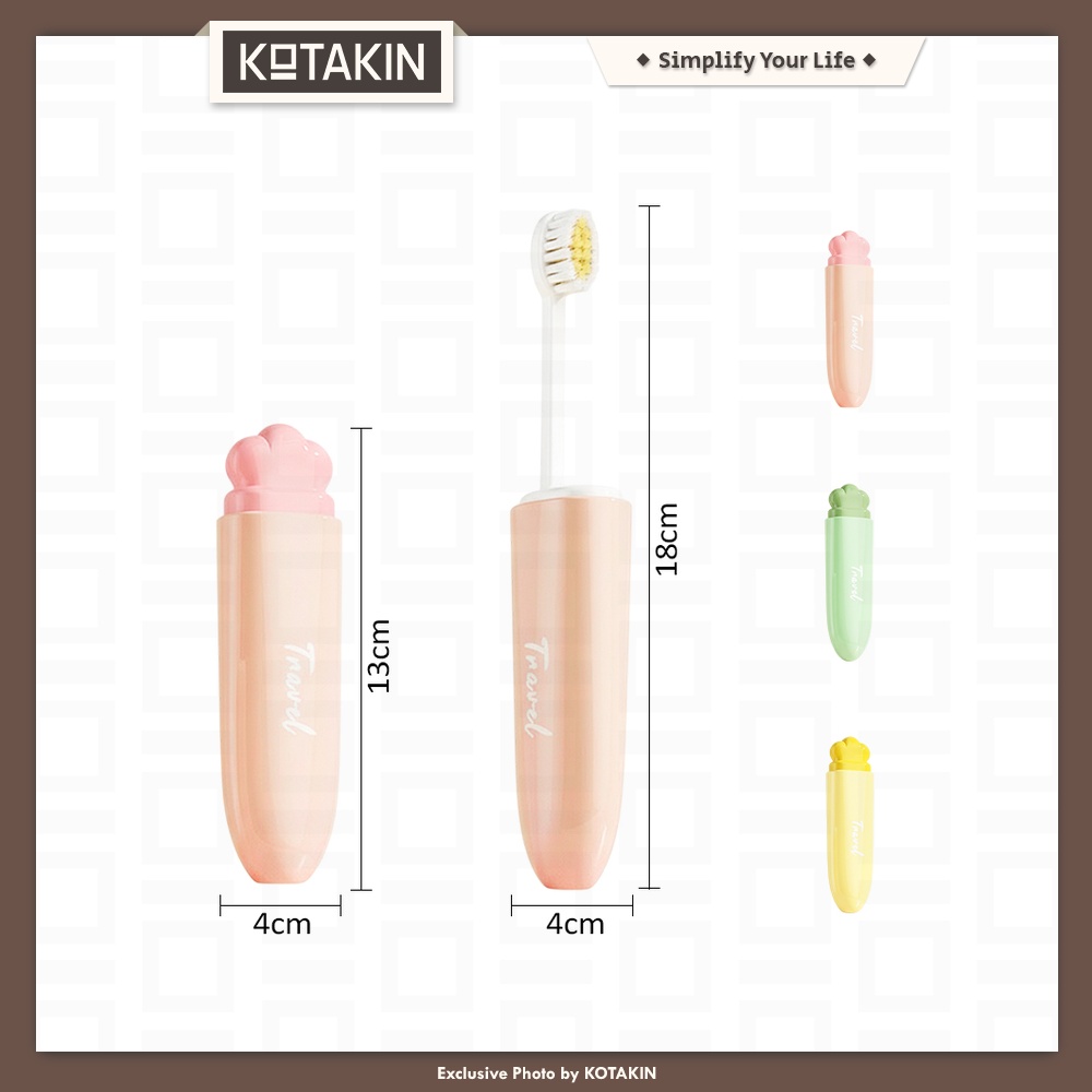 Sikat Gigi Lipat Travel Portable